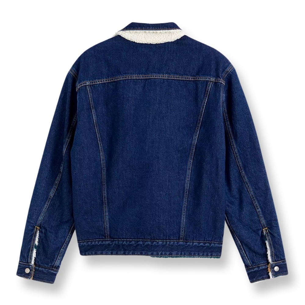 LEVI’S PREMIUM REVERSIBLE VINTAGE RELAXED FIT SHERPA TRUCKER JACKET A31760000 - Picture 5 of 16